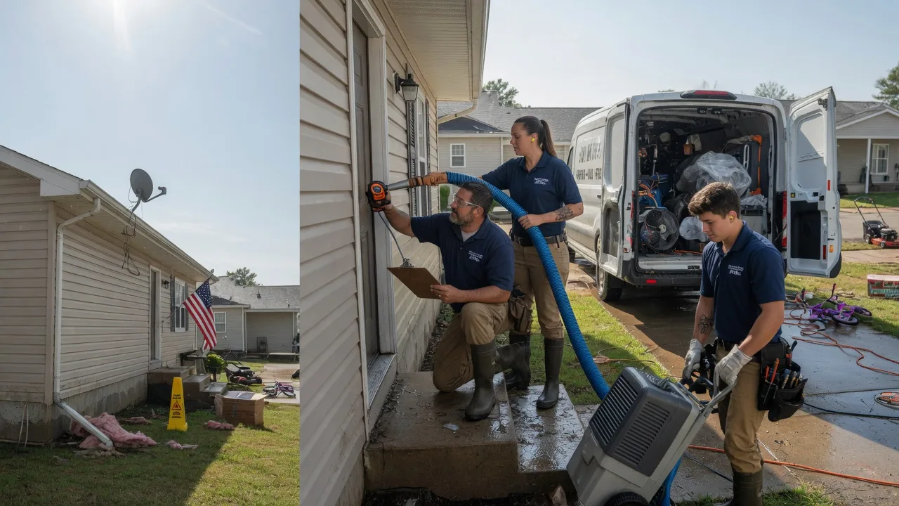 Ceiling Water Damage Restoration in Van Buren, IN near me